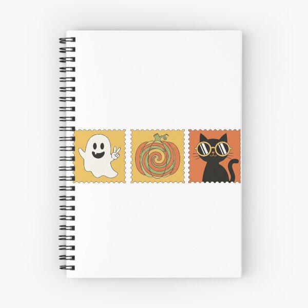 Item preview, Halloween Stamp | Vintage and Spookily Stylish Seasonal Graphic designed and sold by Tw1nsAIArt.