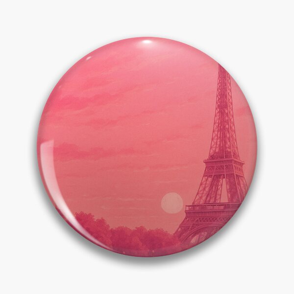 Item preview, Pink Eiffel Tower and Seine River at Sunset, Paris designed and sold by Aryabek.