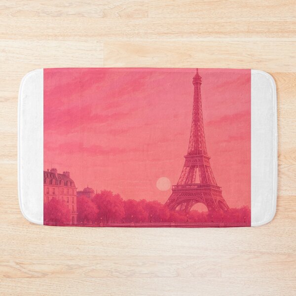 Item preview, Pink Eiffel Tower and Seine River at Sunset, Paris designed and sold by Aryabek.