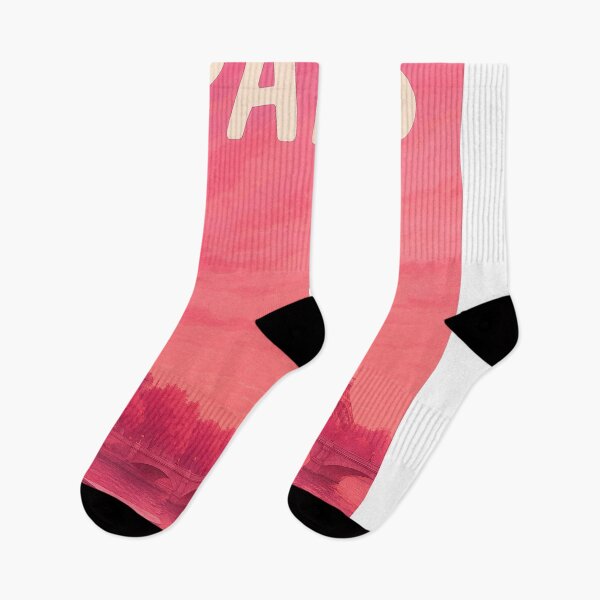 Item preview, Pink Eiffel Tower and Seine River at Sunset, Paris designed and sold by Aryabek.