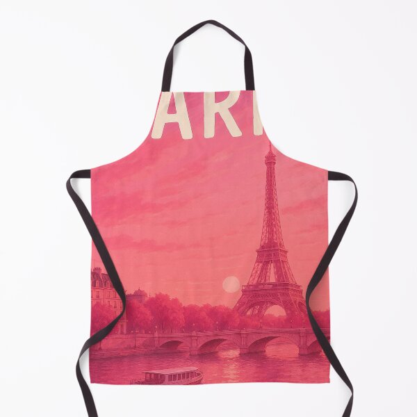 Aperçu de l'œuvre Tour Eiffel rose et Seine au coucher du soleil, Paris créée et vendue par Aryabek.