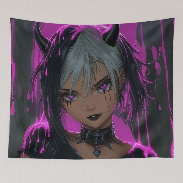Item preview, goth demon designed and sold by CursedbyLilith.