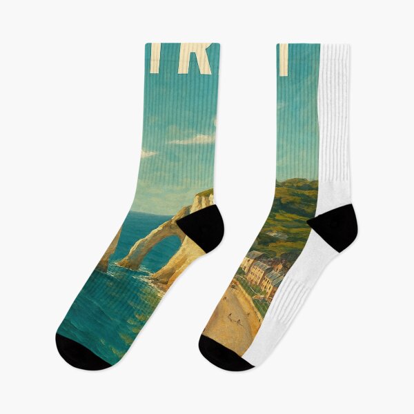 Item preview, Étretat Cliffs and Chapel in Normandy, France designed and sold by Aryabek.