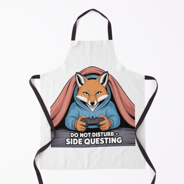 Item preview, Do Not Disturb – Side Questing Gamer Fox Design designed and sold by ArtByYunus.