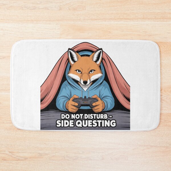 Item preview, Do Not Disturb – Side Questing Gamer Fox Design designed and sold by ArtByYunus.