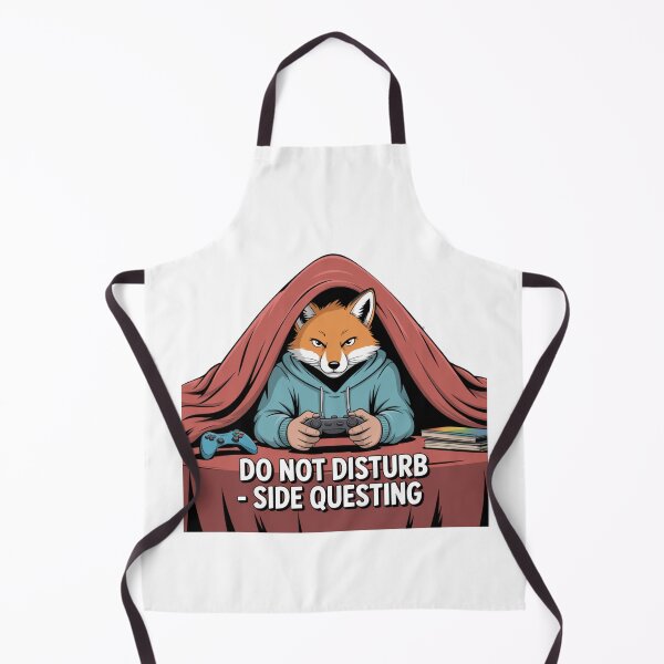Item preview, Do Not Disturb – Side Questing Gamer Fox Design designed and sold by ArtByYunus.