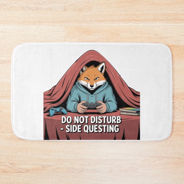 Item preview, Do Not Disturb – Side Questing Gamer Fox Design designed and sold by ArtByYunus.