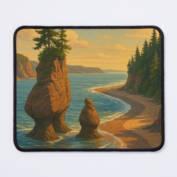 Item preview, Hopewell Rocks at Sunset, Bay of Fundy, Canada designed and sold by Aryabek.