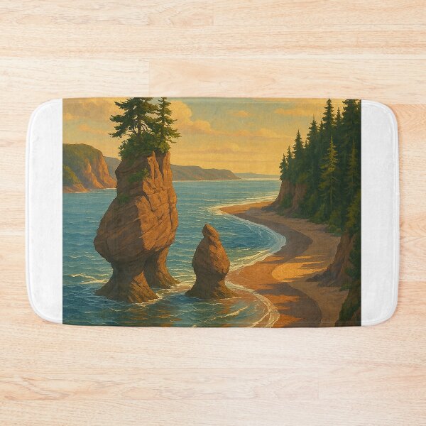 Item preview, Hopewell Rocks at Sunset, Bay of Fundy, Canada designed and sold by Aryabek.