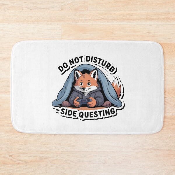 Item preview, Do Not Disturb – Side Questing Gamer Fox Design designed and sold by ArtByYunus.