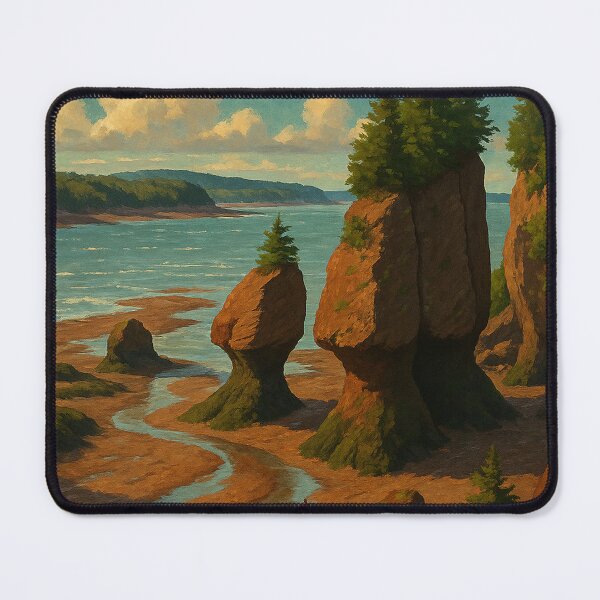 Item preview, Low Tide at Hopewell Rocks, Bay of Fundy designed and sold by Aryabek.