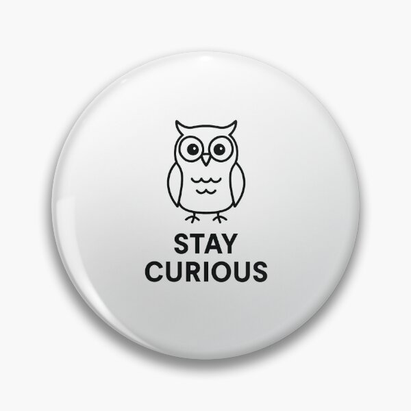 Item preview, Stay Curious – Minimalist Owl Design designed and sold by Mini-ink.