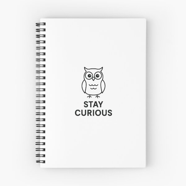Item preview, Stay Curious – Minimalist Owl Design designed and sold by Mini-ink.