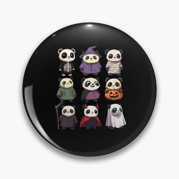 Item preview, Bamboo Bunch - Nine Cute Panda in Costume designed and sold by Joyfulbits.