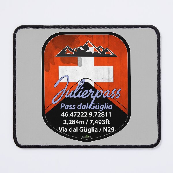 Item preview, Julier Pass Julierpass Switzerland Alps Motorcycle Sticker T-Shirt 02 designed and sold by OuterShellUK.