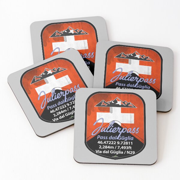 Item preview, Julier Pass Julierpass Switzerland Alps Motorcycle Sticker T-Shirt 02 designed and sold by OuterShellUK.