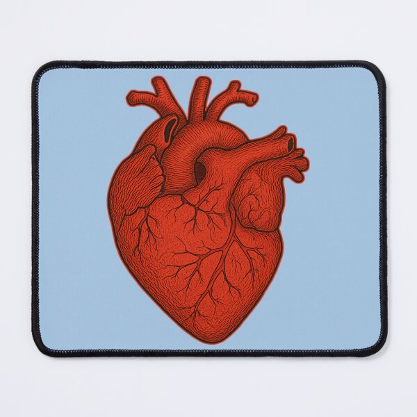 Item preview, Red Anatomical Sketch Valentine's Day Human Heart Symbol designed and sold by hauntedtees.
