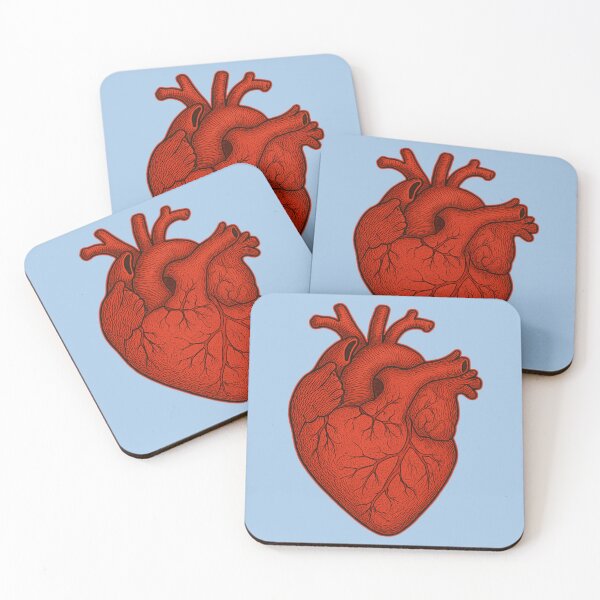 Item preview, Red Anatomical Sketch Valentine's Day Human Heart Symbol designed and sold by hauntedtees.
