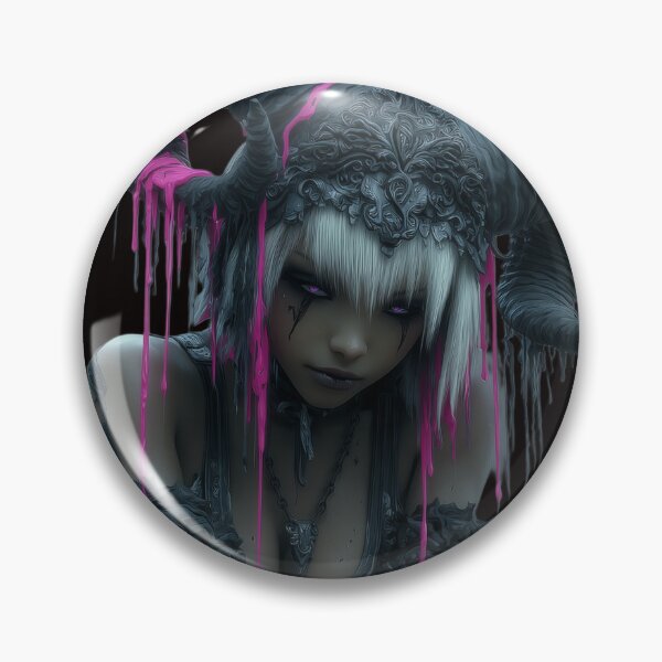 Item preview, goth demon designed and sold by CursedbyLilith.