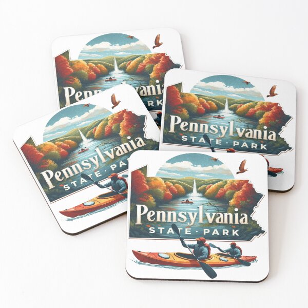 Item preview, Pennsylvania State Park United States Watercolor Autumn designed and sold by vectcd.