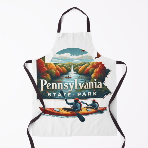 Item preview, Pennsylvania State Park United States Watercolor Autumn designed and sold by vectcd.