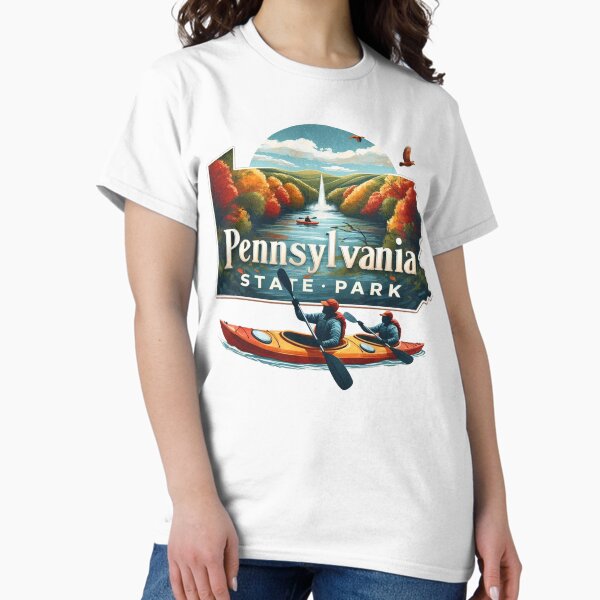Item preview, Pennsylvania State Park United States Watercolor Autumn designed and sold by vectcd.