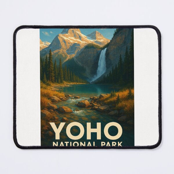 Item preview, Mount Stephen and Waterfall, Yoho National Park designed and sold by Places On Earth.