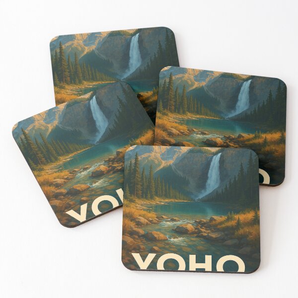 Item preview, Mount Stephen and Waterfall, Yoho National Park designed and sold by Places On Earth.