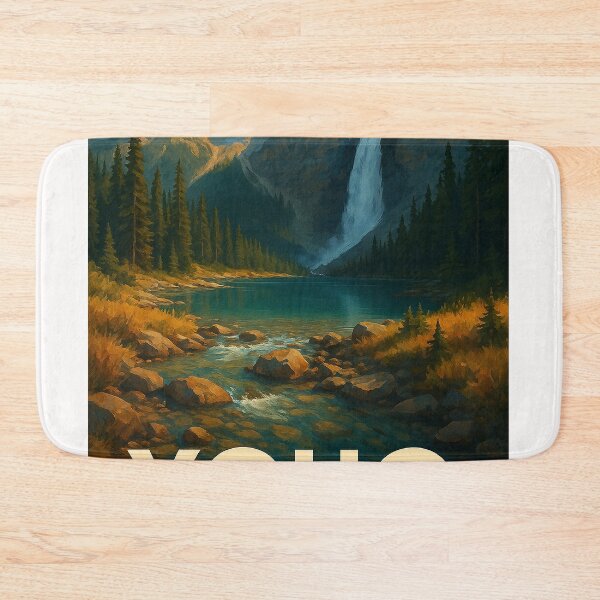 Item preview, Mount Stephen and Waterfall, Yoho National Park designed and sold by Places On Earth.