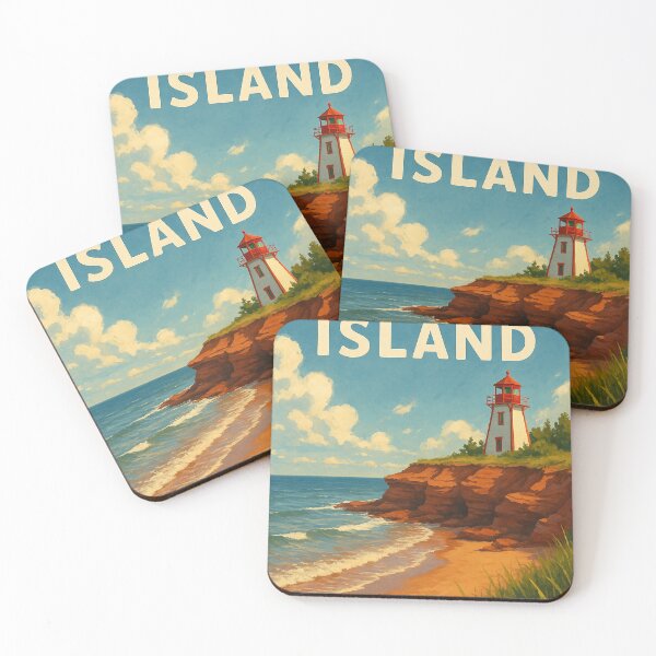 Item preview, Lighthouse on the Red Cliffs of Prince Edward Island designed and sold by Places On Earth.