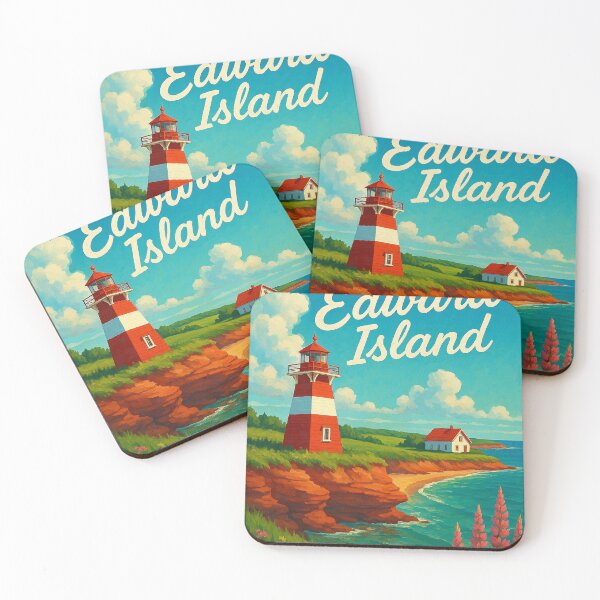 Item preview, Coastal Lighthouse and Lupines, Prince Edward Island designed and sold by Places On Earth.