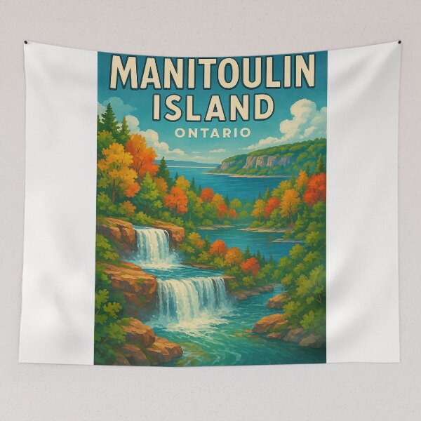 Item preview, Bridal Veil Falls, Manitoulin Island, Ontario designed and sold by Places On Earth.