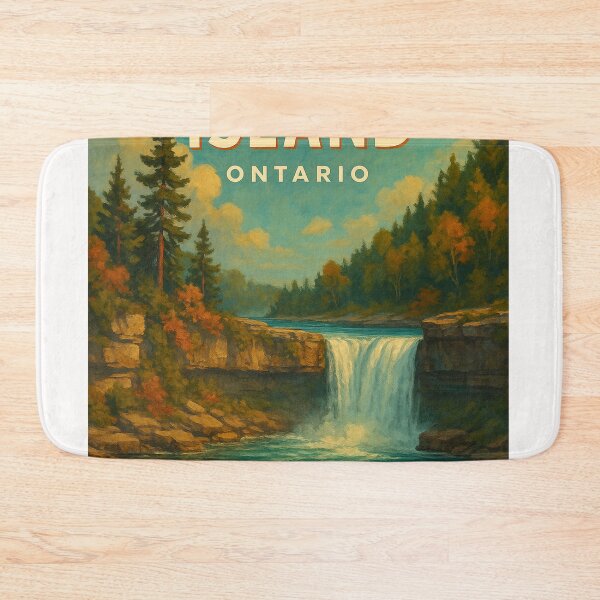 Item preview, Waterfall Canyon on Manitoulin Island, Ontario designed and sold by Places On Earth.