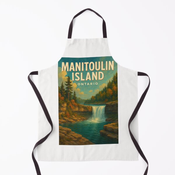 Item preview, Waterfall Canyon on Manitoulin Island, Ontario designed and sold by Places On Earth.