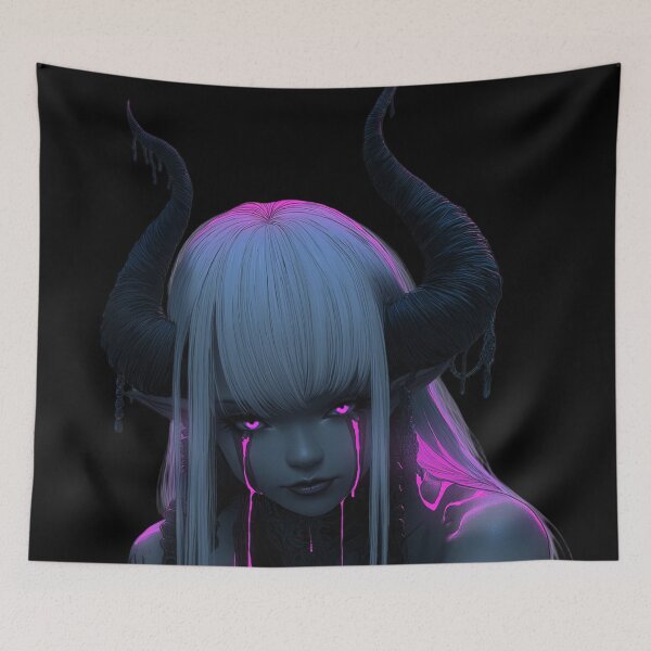 Item preview, goth demon designed and sold by CursedbyLilith.