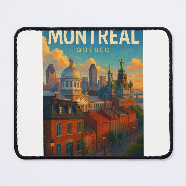 Item preview, Old Montréal Skyline at Sunset, Québec designed and sold by Places On Earth.