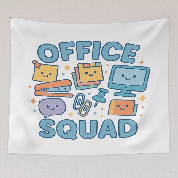 Item preview, Office Squad – Fun Back to School Design  designed and sold by Rajasekar.