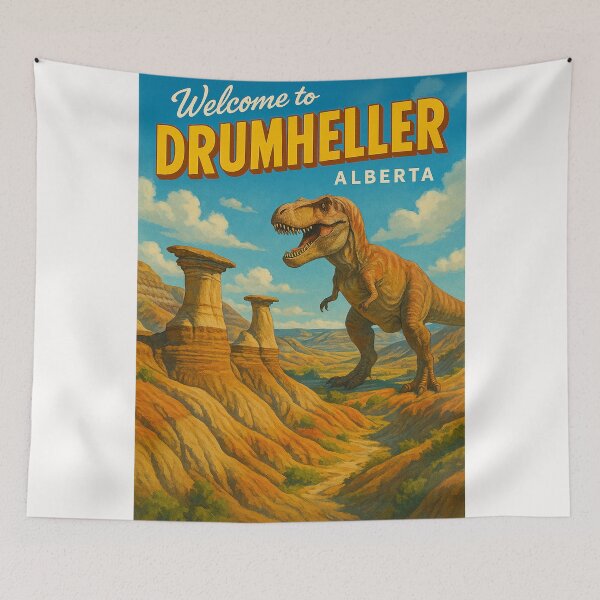 Item preview, Welcome to Drumheller, Alberta Dinosaur Country designed and sold by Places On Earth.