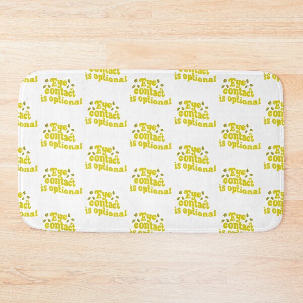 Item preview, Eye contact is optional designed and sold by pinkyfish1010.