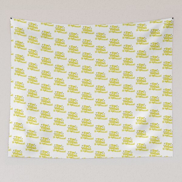 Item preview, Eye contact is optional designed and sold by pinkyfish1010.