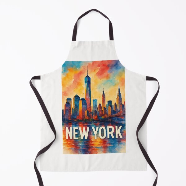 Item preview, Colorful Sunset Over New York City Skyline designed and sold by Places On Earth.