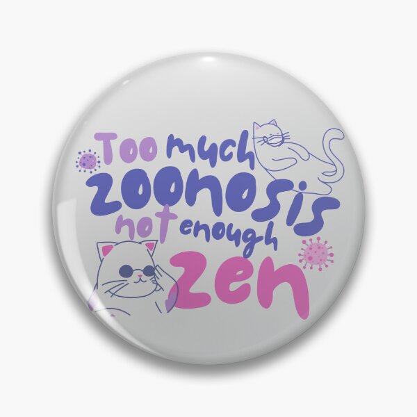 Artikelvorschau, Zu viel Zoonose, nicht genug Zen – Vet Med Humor Design entworfen und verkauft von Verubi.