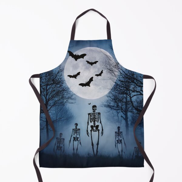Item preview, Scary skeletons under a full moon designed and sold by Photopat.