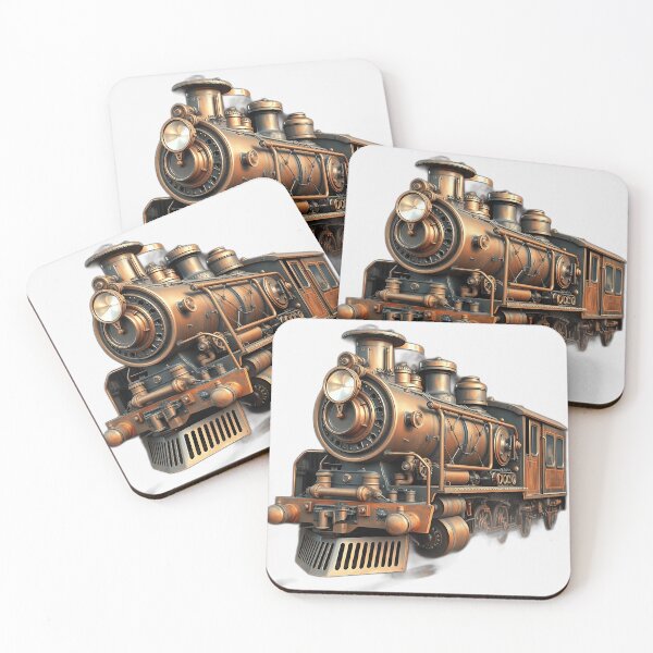 Item preview, Steampunk Train with Mechanical Gears designed and sold by sharon1210.