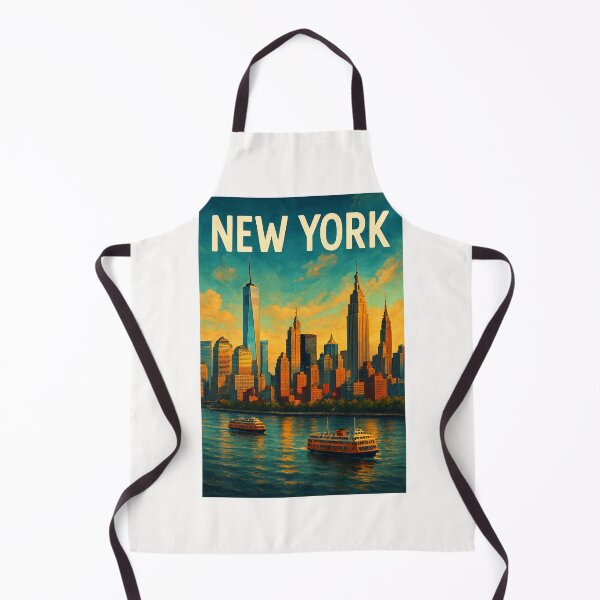 Item preview, Staten Island Ferries and NYC Skyline at Sunset designed and sold by Places On Earth.