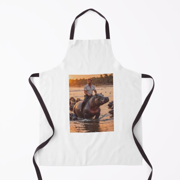 Item preview, Chuck Norris & Hippopotamus Funny prank gift meme Moo deng moodeng designed and sold by CheeseBlueprint.