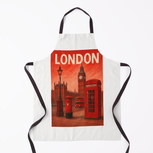 Item preview, London Street Scene with Big Ben and Red Phone Booth designed and sold by Places On Earth.
