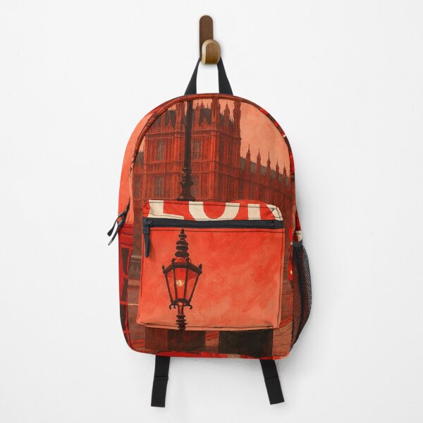 Item preview, London Street Scene with Big Ben and Red Phone Booth designed and sold by Places On Earth.