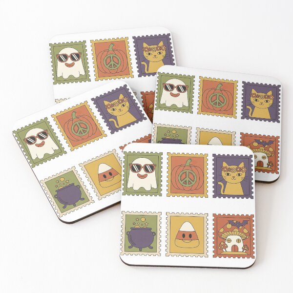 Item preview, Halloween Stamp | Vintage and Spookily Stylish Seasonal Graphic designed and sold by Tw1nsAIArt.