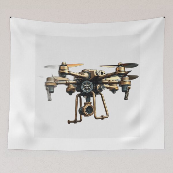 Item preview, Steampunk Drone with Mechanical Gears designed and sold by sharon1210.